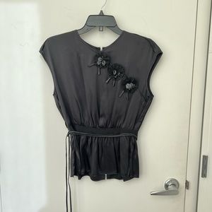 Marc Jacobs Embroidered Silk Top(sleeveless) Size 6